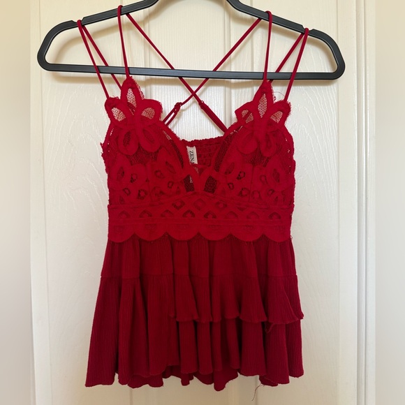 Zenana Lace Babydoll Top - Picture 1 of 3